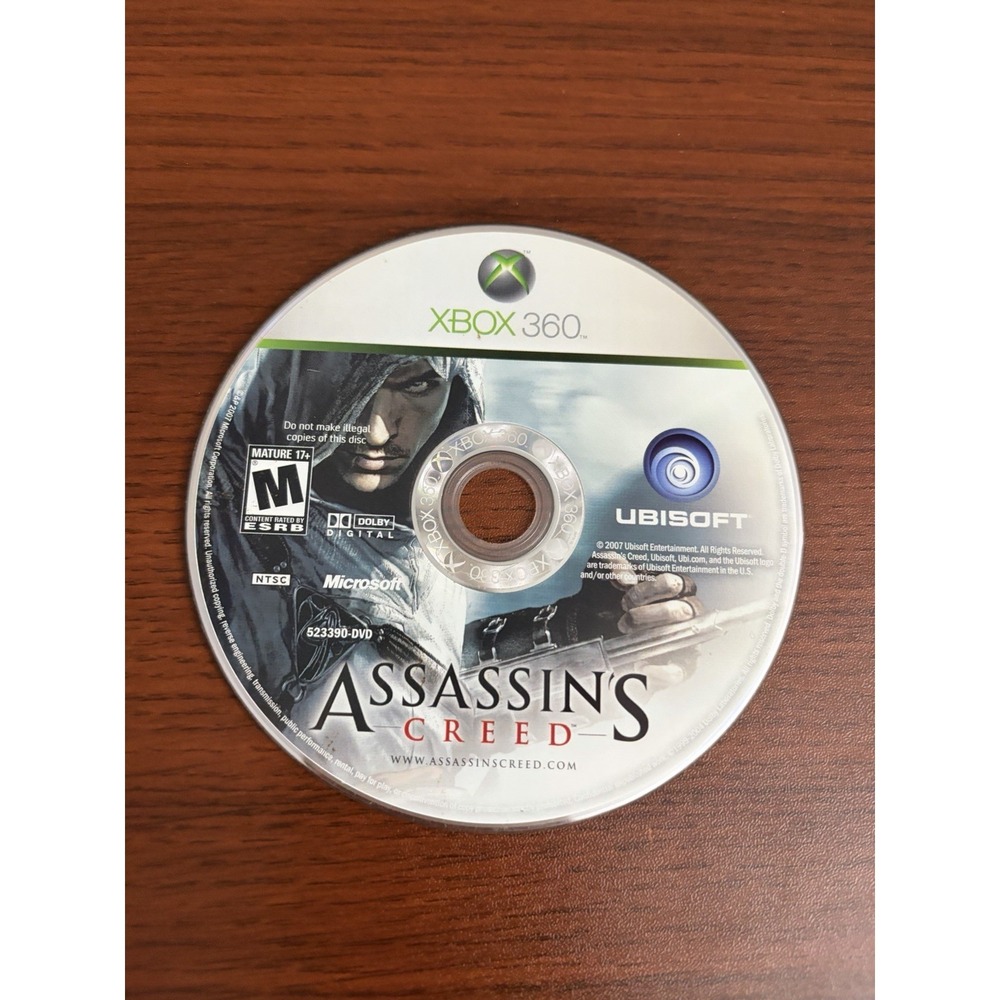 Assassin's Creed (Microsoft Xbox 360, 2007) - DISC‎ ONLY Video Game